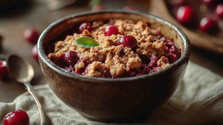 Crockpot Cherry Chocolate Crumble Recipe 17
