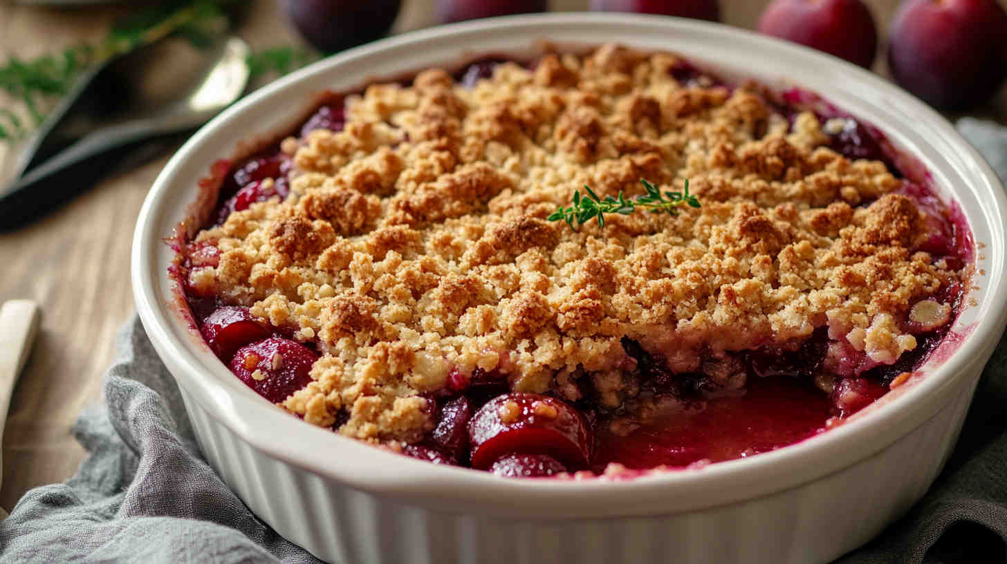 Crockpot Plum Crisp Recipe 9