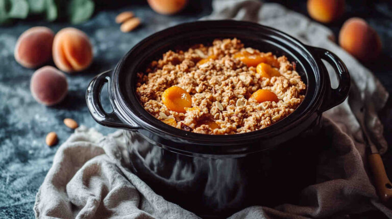 Slow Cooker Apricot Almond Crumble Recipe 8