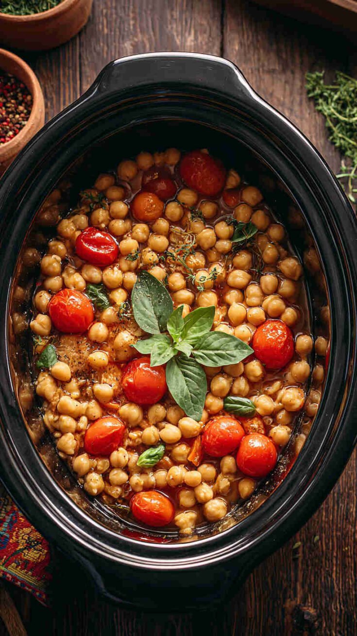 Slow Cooker Mediterranean Chickpeas 38