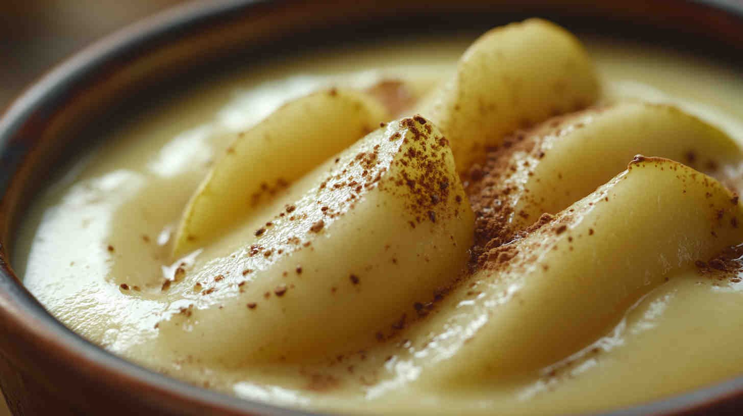 Slow Cooker Pear Custard Recipe 1