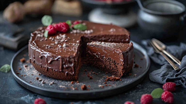 Slow Cooker Sweet Potato Chocolate Cake 4
