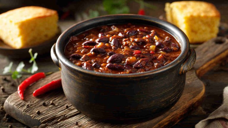 Slow Cooker Three Bean Chili 2