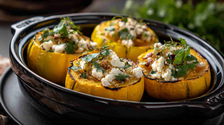 Crockpot Greek Style Stuffed Squash 6