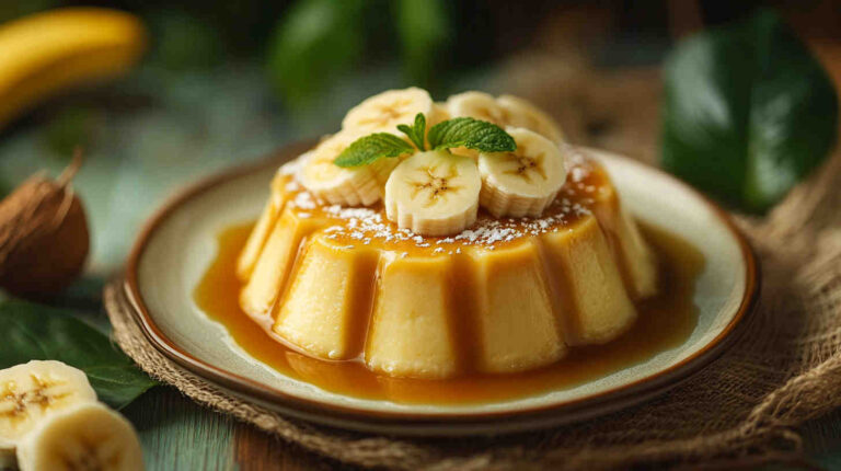 Slow Cooker Banana Coconut Flan 15
