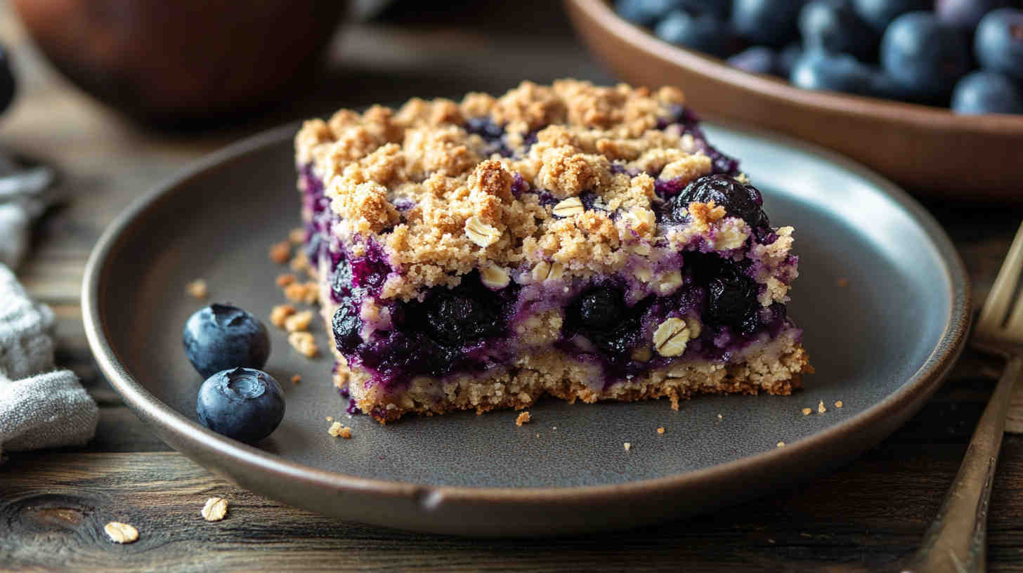 Slow Cooker Blueberry And Oat Bake 11