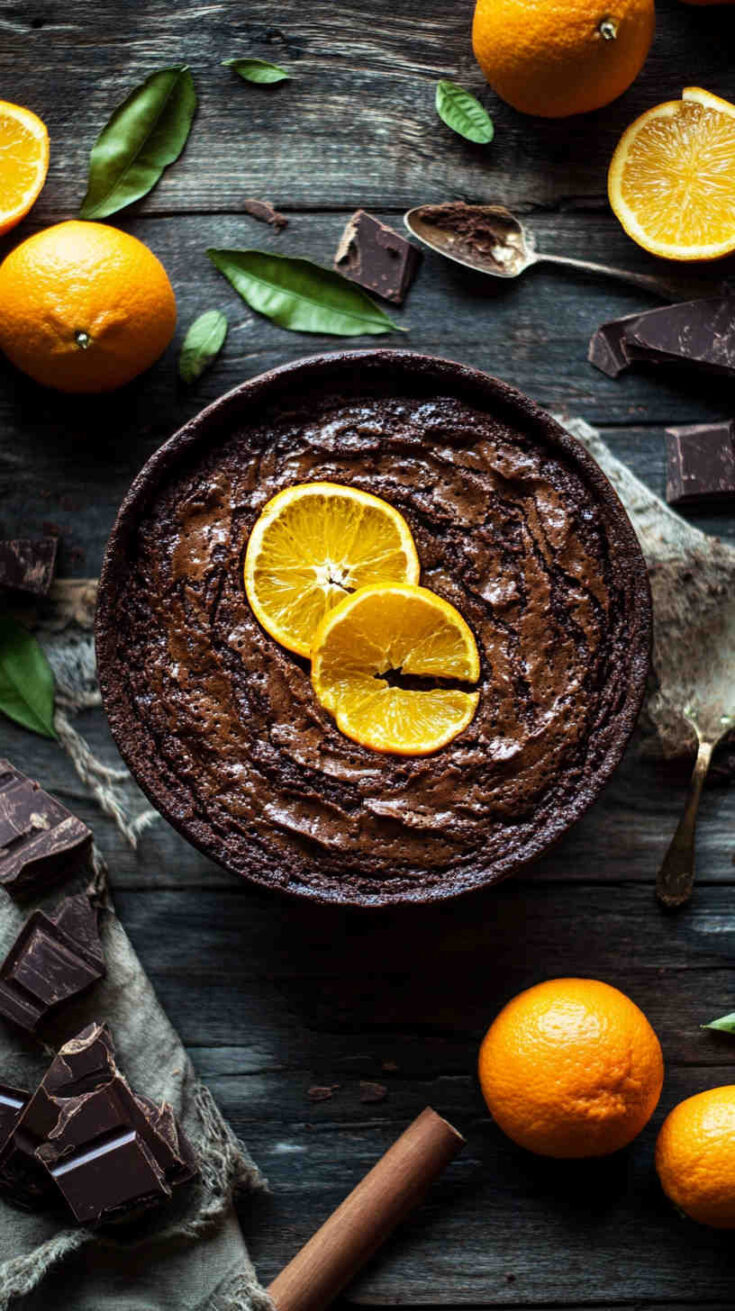 Slow Cooker Chocolate Orange Bread Pudding