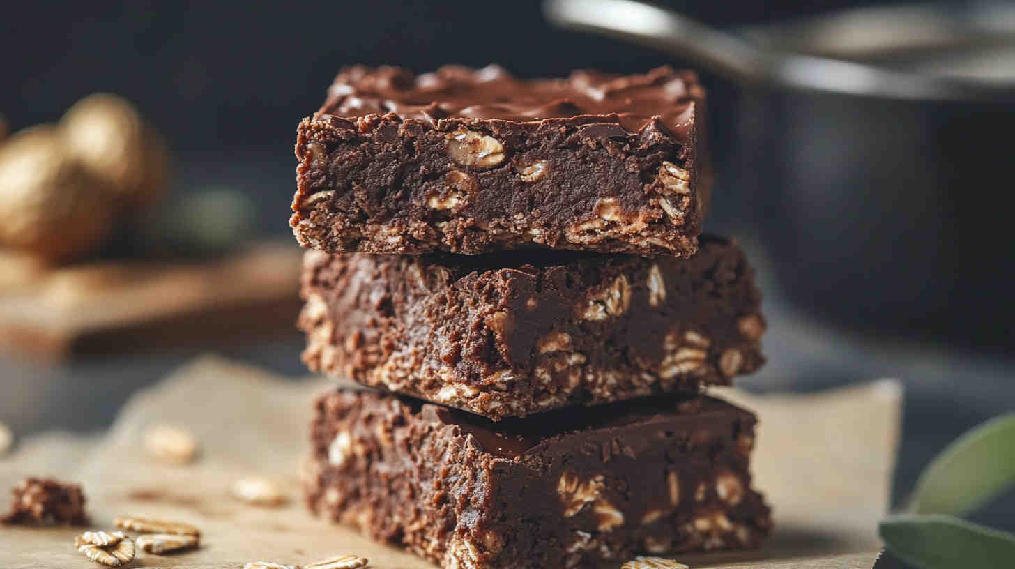 Slow Cooker Chocolate Peanut Butter Oat Bars 20