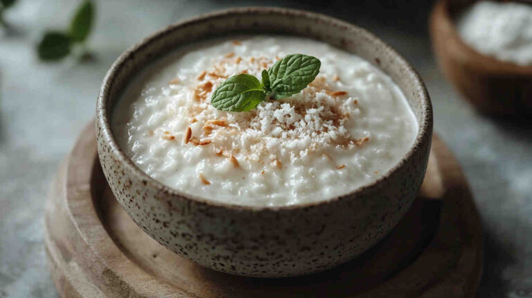 Slow Cooker Coconut Milk Rice Pudding 4