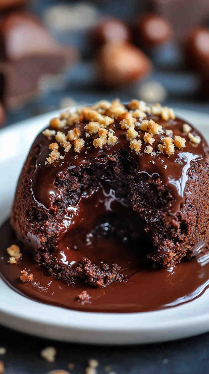 Slow Cooker Hazelnut Chocolate Lava Cake recipe