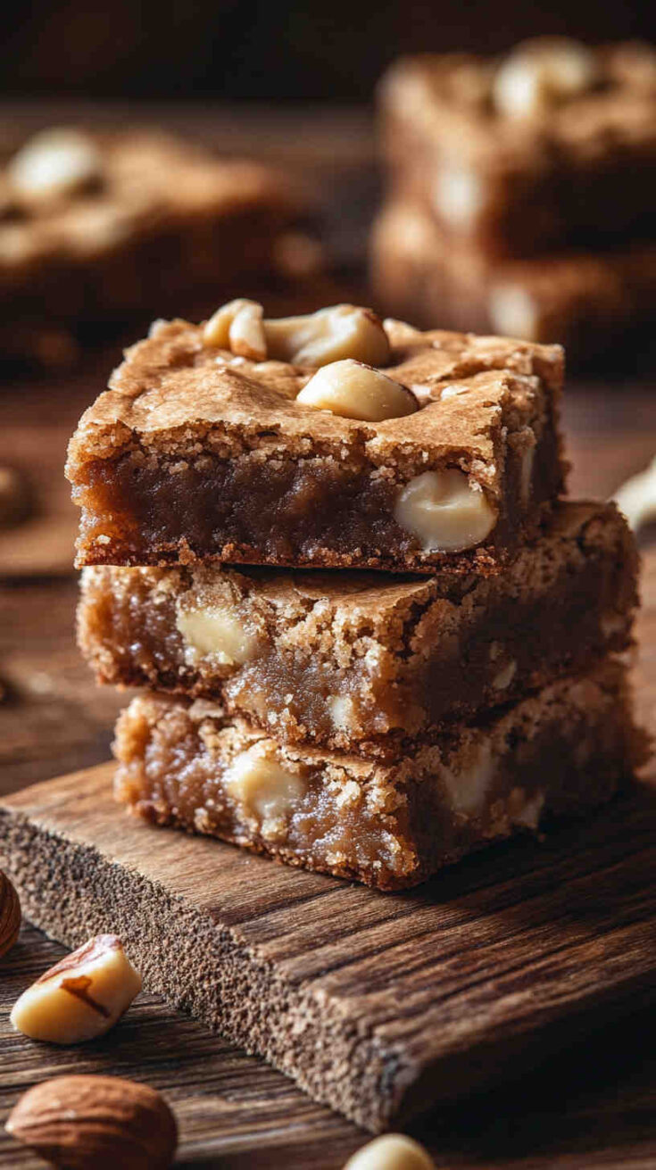 Slow Cooker Macadamia Nut Blondies recipe