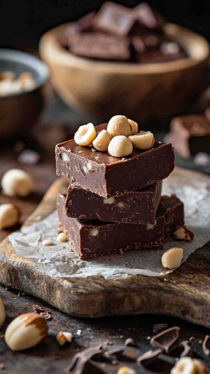 Slow Cooker Macadamia Nut Chocolate Fudge Recipe 10