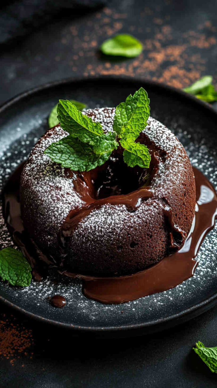 Slow Cooker Mint Chocolate Lava Cake recipe