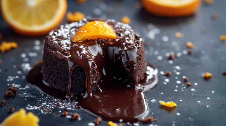 Slow Cooker Orange Chocolate Lava Cake Recipe 11