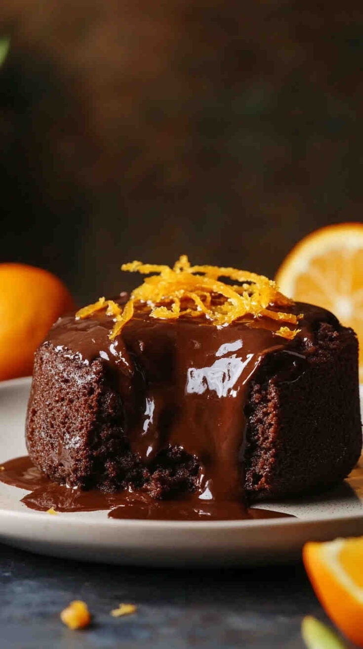 Slow Cooker Orange Chocolate Lava Cake Recipe 4