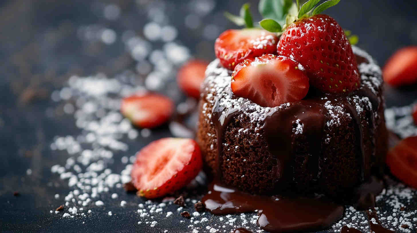 Slow Cooker Strawberry Chocolate Lava Cake Recipe 12