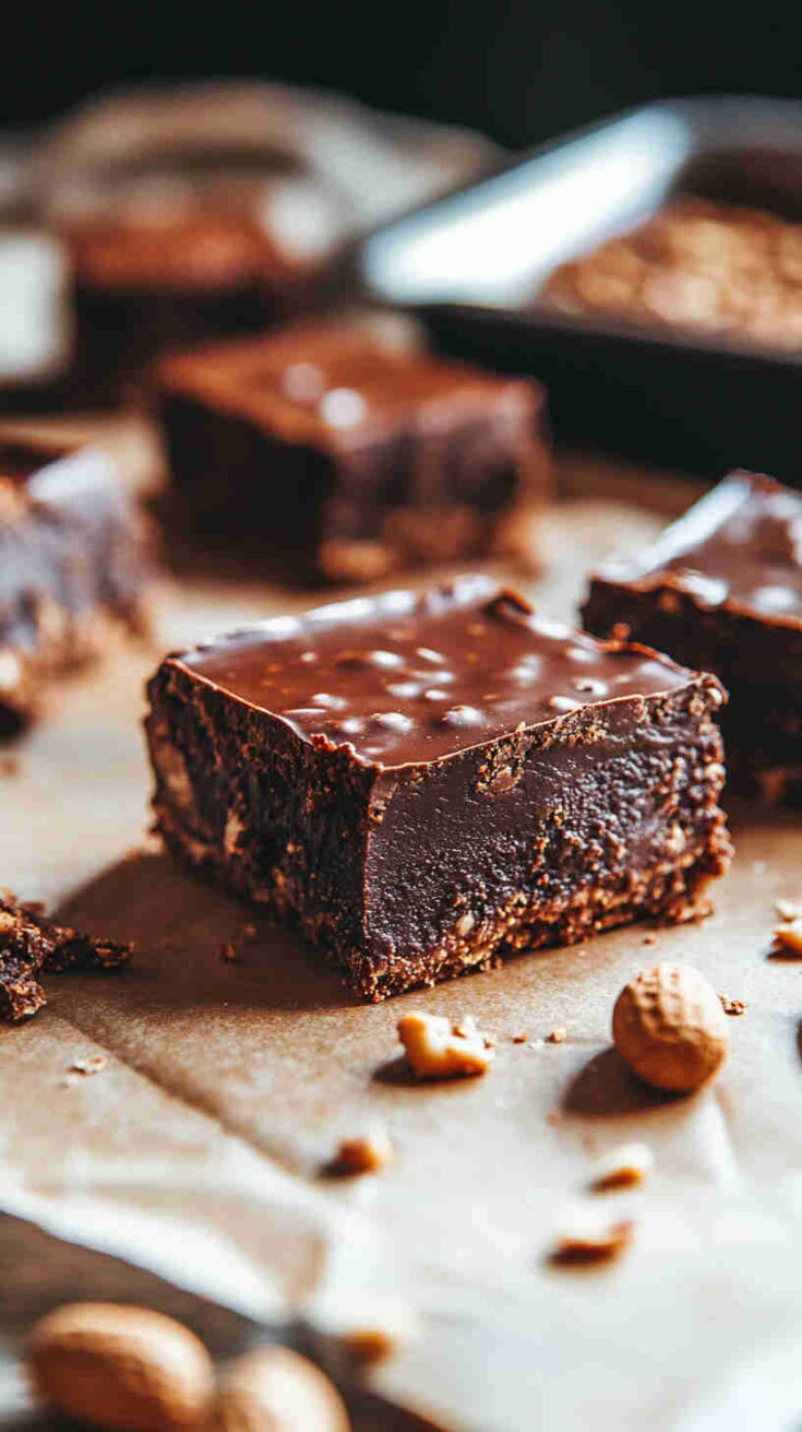 Easy Crockpot Chocolate Peanut Butter Bars