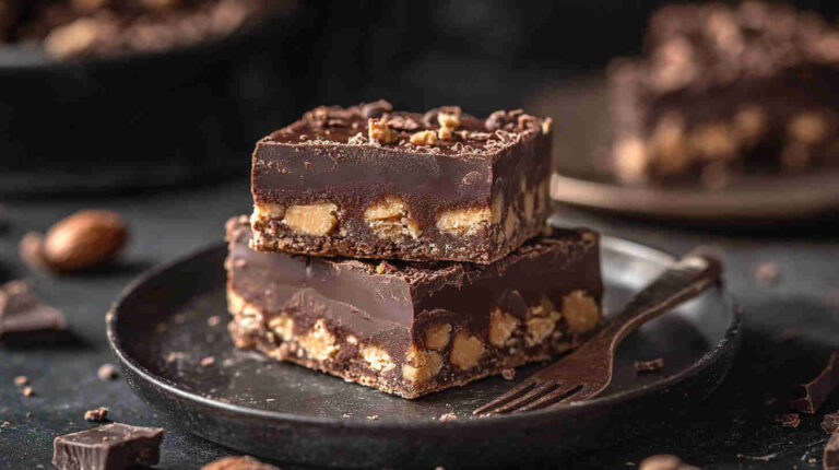 Crockpot Chocolate Peanut Butter Crunch Bars Recipe 10