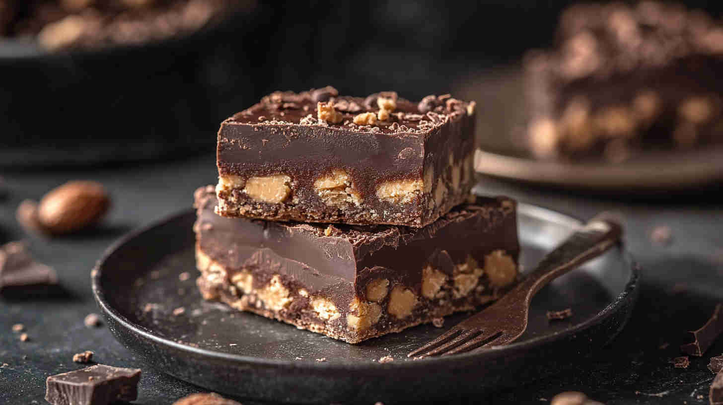 Crockpot Chocolate Peanut Butter Crunch Bars Recipe 10