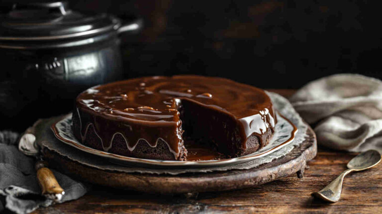 Slow Cooker Chocolate Caramel Pudding Recipe 11