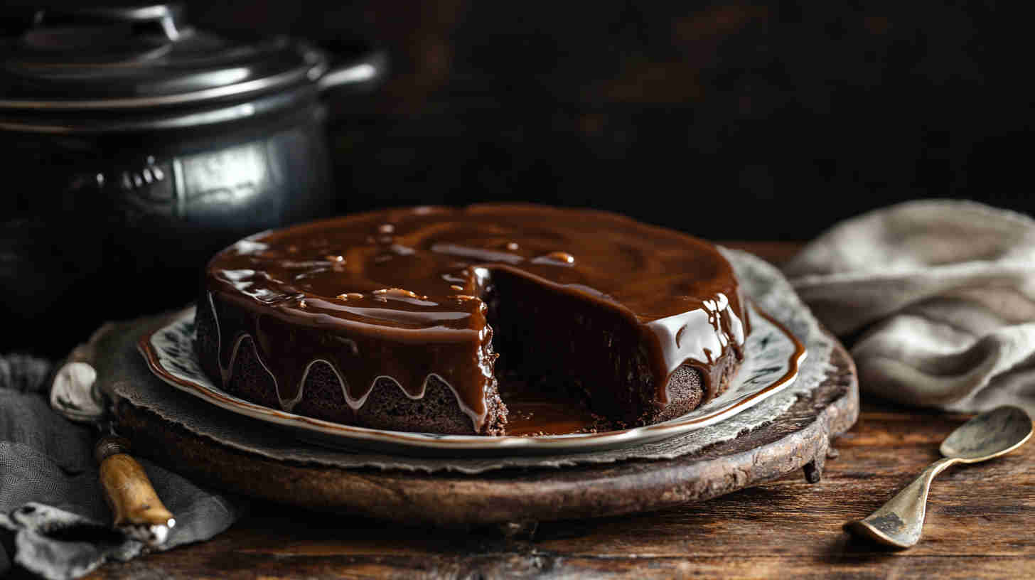 Slow Cooker Chocolate Caramel Pudding Recipe 11