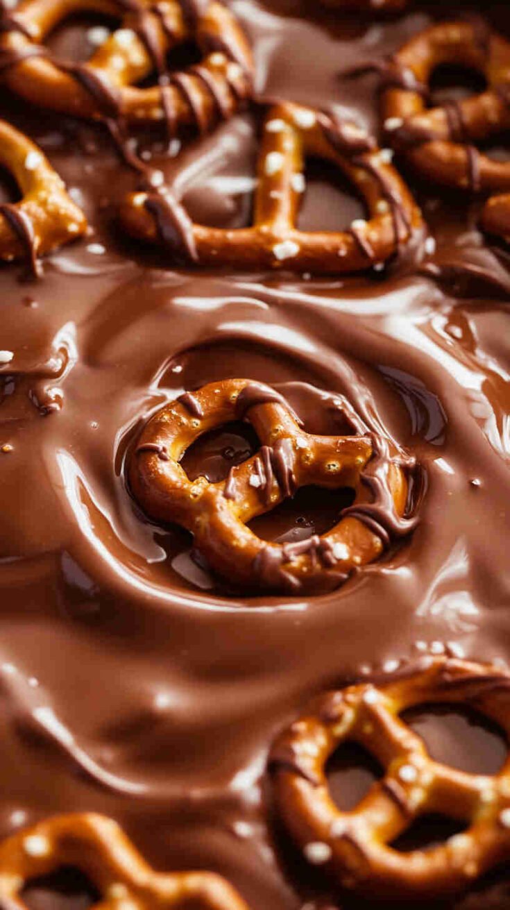 Slow Cooker Chocolate Pretzel Dip Recipe