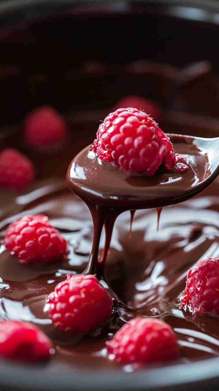 Slow Cooker Chocolate Raspberry Fondue Recipe 17