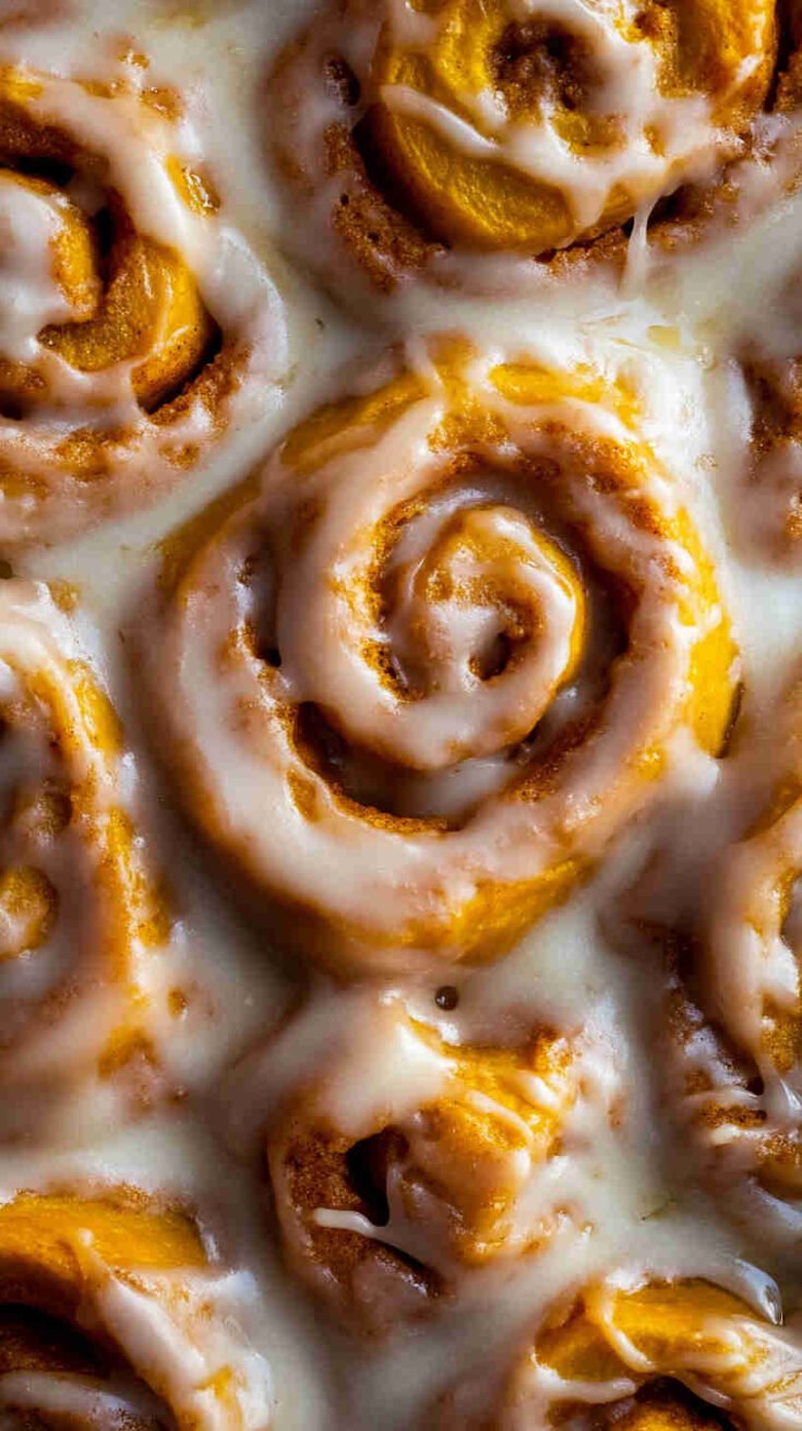 Crockpot Pumpkin Cinnamon Roll Casserole Recipe 5