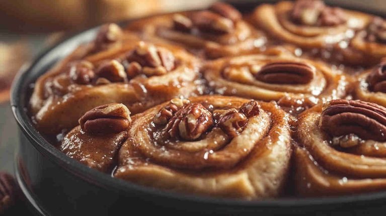 Slow Cooker Pecan Cinnamon Rolls Recipe 16